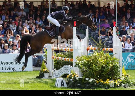 Ugo Provasi - Shadd'OC - Montrez le saut au Badminton Horse Trials 2022 Banque D'Images