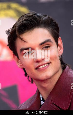 Londres, Royaume-Uni. 23 mai 2022. Louis Partridge arrivant à la première de Pistol, à l'Odeon Luxe, Leicester Square, Londres. Date de la photo: Lundi 23 mai 2022. Le crédit photo devrait se lire: Matt Crossick/Empics/Alamy Live News Banque D'Images