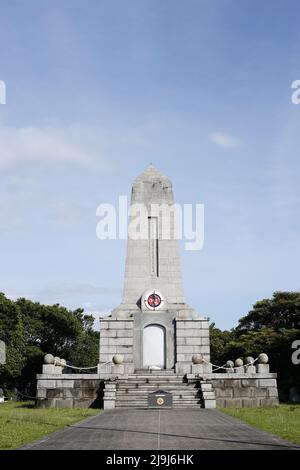 Kashino, Kushimoto, district de Higashimuro, Wakayama, Japon 2022/01/05 , Cenotaph de détresse des navires de guerre turcs. Musée et mémorial turc de Kushimoto. Tu Banque D'Images