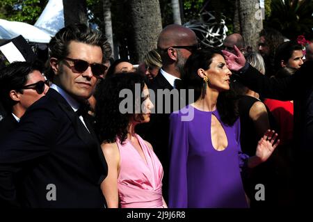 Célébrités arrivant au tapis rouge du Festival de Cannes 75th 2022 Banque D'Images