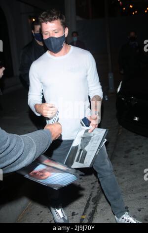 Célébrités dont Nicky Whelan et Frank Grillo vues à l'extérieur au restaurant Craig à Los Angeles, Californie avec: Ryan Phillippe où: Los Angeles, Californie, États-Unis quand: 28 mai 2021 crédit: Guillermo Proano/WENN Banque D'Images