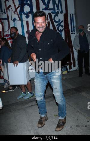 Célébrités dont Nicky Whelan et Frank Grillo vues à l'extérieur au restaurant Craig à Los Angeles, Californie avec: Frank Grillo où: Los Angeles, Californie, États-Unis quand: 28 mai 2021 crédit: Guillermo Proano/WENN Banque D'Images