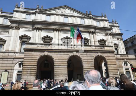 Les funérailles de la danseuse de ballet italienne Carla Fraci se sont tenues au Teatro alla Scala de Milan, Italie présentant: Atmosphère où: Milan, Italie quand: 28 mai 2021 crédit: Mairo Cinquetti/WENN Banque D'Images