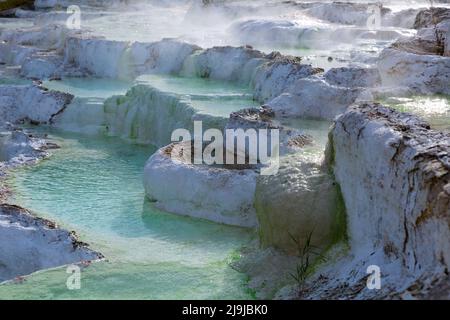 Image de l'eau thermale en hongrois Egerszalok Banque D'Images