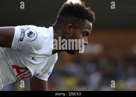 Carrow Road, Norwich, Norforlk, Royaume-Uni. 22nd mai 2022. Premier League football, Norwich versus Tottenham; Ryan Sessegnon de Tottenham Hotspur crédit: Action plus Sports/Alay Live News Banque D'Images