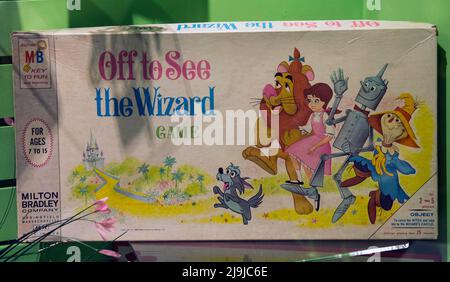 Wamego, Kansas, États-Unis. 23rd mai 2022. Le musée Oz présente plus de 2 000 artefacts de la mini-industrie Oz, produits par les livres L. Frank Baum Oz et le classique, très apprécié 1939 MGM musical, 'The Wizard of Oz.(Credit image: © Brian Cahn/ZUMA Press Wire) Banque D'Images