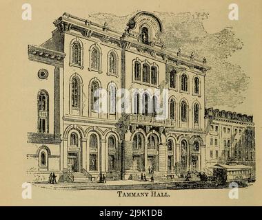 Tammany Hall 1889 du guide " illustre la ville de New York et ses environs. Un guide descriptif des lieux d'intérêt ' par Charles W Hobbs, Date de publication 1889 Éditeur New York, C.W. Hobbs & co Banque D'Images