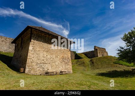 Forteresse Jajce, Bosnie-Herzégovine Banque D'Images