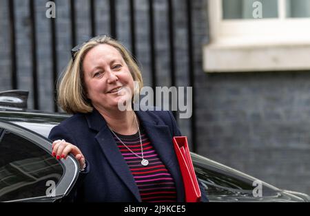 Londres, Royaume-Uni. 24th mai 2022. Anne-Marie Trevelyan, secrétaire au Commerce international, arrive à une réunion du Cabinet au 10 Downing Street Londres. Crédit : Ian Davidson/Alay Live News Banque D'Images