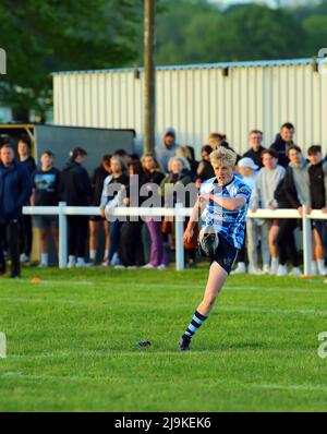 St efface RFC Youth v Burryport RFC Youth plate final 2022 Banque D'Images