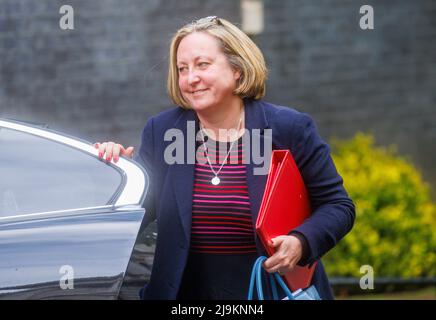 Londres, Royaume-Uni. 24th mai 2022. Anne-Marie Trevelyan, secrétaire d'État au Commerce international et présidente de la Chambre de commerce, arrive à la réunion du Cabinet. Le gouvernement est sous pression avec l'apparition de nouvelles photos du premier ministre qui boit. Crédit : Mark Thomas/Alay Live News Banque D'Images