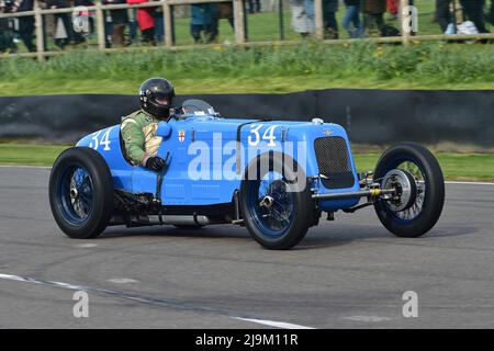 Julian Grimwade, Frazer Nash, Norris Special, A F P Fane Trophy, un seul pilote, course de vingt minutes pour la chaîne d'avant-guerre, Frazer Nash, Goodwood 79 Banque D'Images