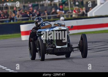 Winston Teague, Frazer Nash Falcon, Un F P Fane Trophy, un seul pilote, course de vingt minutes pour la chaîne d'avant-guerre, Frazer Nash, Goodwood 79th membres Banque D'Images