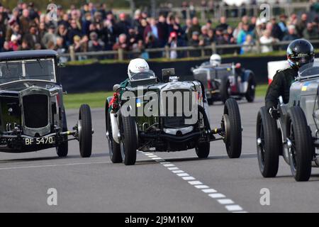 Theo Hunt, Frazer Nash réplique TT, Un F P Fane Trophy, un seul pilote, course de vingt minutes pour la chaîne d'avant-guerre, Frazer Nash, Goodwood 79th membres Banque D'Images