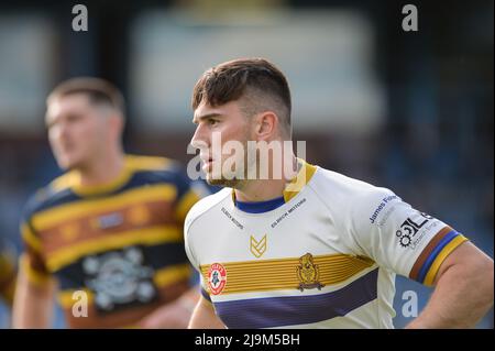 Featherstone, Angleterre - 21st mai 2022 - Jake Bradley de Whitehaven RLFC. Rugby League Betfred Championship Featherstone Rovers vs Whitehaven RLFC au Millenium Stadium, Featherstone, Royaume-Uni Dean Williams Banque D'Images