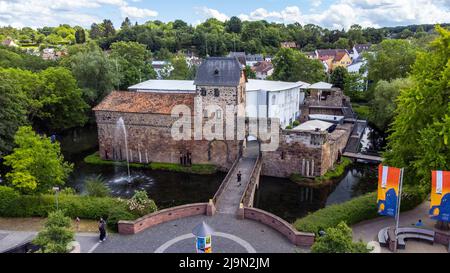 Burg Vilbel, Bad Vilbel, Francfort, Allemagne Banque D'Images