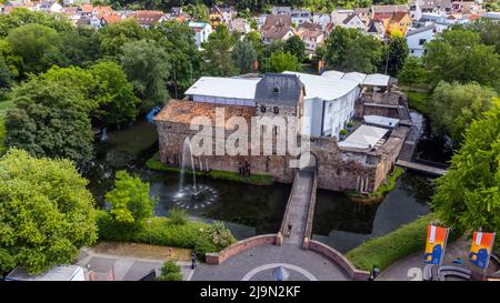 Burg Vilbel, Bad Vilbel, Francfort, Allemagne Banque D'Images