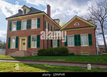 Le manoir William Henry Harrison dans l'Indiana Banque D'Images