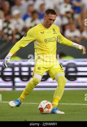 Séville, Espagne, le 18th mai 2022. Allan McGregor de Rangers lors du match de l'UEFA Europa League au stade Ramon Sanchez-Pizjuan, à Séville. Le crédit photo devrait se lire: Jonathan Moscrop / Sportimage Banque D'Images