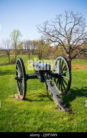 Weaponery au champ de bataille de Mill Springs Banque D'Images