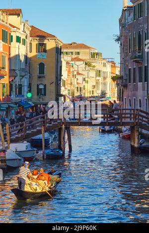 Quartier de Cannaregio à Venise Banque D'Images