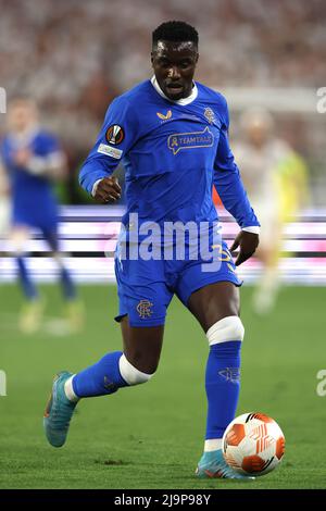 Séville, Espagne, le 18th mai 2022. Fashion Sakala des Rangers lors du match de l'UEFA Europa League au stade Ramon Sanchez-Pizjuan, à Séville. Le crédit photo devrait se lire: Jonathan Moscrop / Sportimage Banque D'Images