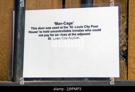 St. Joseph, Missouri, États-Unis. 24th mai 2022. Le Glore Psychiatric Museum, situé dans l'ancien hôpital psychiatrique de l'État de Saint-Joseph, est la plus grande exposition de traitement psychiatrique historique aux États-Unis.(Credit image: © Brian Cahn/ZUMA Press Wire) Banque D'Images