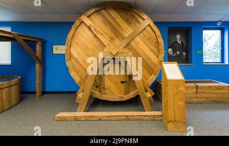 St. Joseph, Missouri, États-Unis. 24th mai 2022. Le Glore Psychiatric Museum, situé dans l'ancien hôpital psychiatrique de l'État de Saint-Joseph, est la plus grande exposition de traitement psychiatrique historique aux États-Unis.(Credit image: © Brian Cahn/ZUMA Press Wire) Banque D'Images