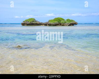 Hoshizuna Beach, préfecture d'Okinawa, Japon Banque D'Images