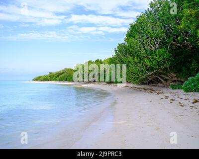 Kondoi Beach, l'île de Taketomi, Okinawa Prefecture, Japan Banque D'Images