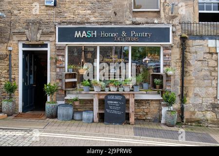 Mash Home and Pantry Shop dans Chipping Norton. Cotswolds, Oxfordshire, Angleterre Banque D'Images