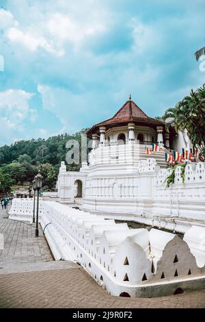 Le Temple de la Lélique Sacrée de la dent ou Sri Dalada Maligawa. Banque D'Images