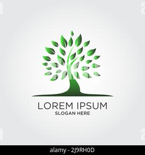 Logo Life Tree Illustration de Vecteur