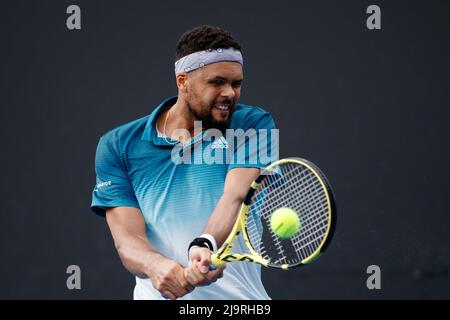 JO Wilfred Tsonga Banque D'Images