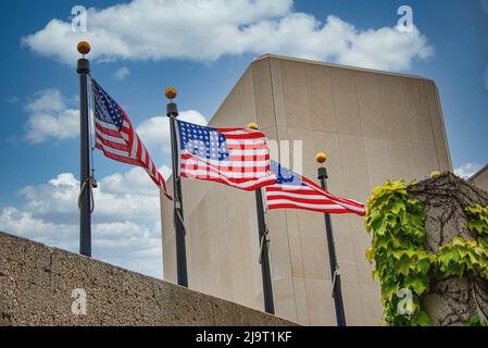 Les États-Unis d'Amérique signalent un vol Banque D'Images