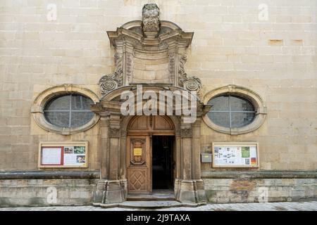 Luxembourg, mai 2022. Vue extérieure de l'église protestante de la vieille ville Banque D'Images