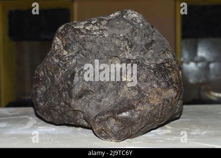 La météorite AJ Bodh 2 trouvée dans le désert de Gobi Banque D'Images