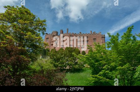 C'est le célèbre château de Powis qui est géré par la fiducie nationale.le château dans près de Welshpool Powys Mid Wales. Banque D'Images