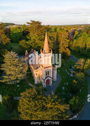 Shaw Church pendant l'heure d'or Banque D'Images