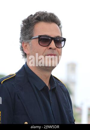 Cannes, France. 25th mai 2022. Ashraf Farah à l'appel photo du film de la fièvre méditerranéenne au Festival de Cannes 75th. Credit: Doreen Kennedy/Alamy Live News. Banque D'Images