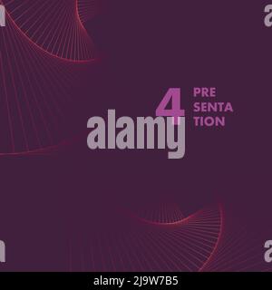 Motif tourbillon vectoriel pour un motif imprimé. Arrière-plan géométrique. Forme géométrique de cercle abstrait. Concept de technologie d'entreprise. Concept graphique moderne Illustration de Vecteur