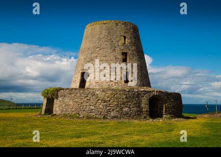 coupe glenglassaugh et soucoupe aberdeenshire ecosse. Banque D'Images