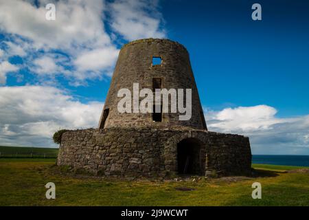 coupe glenglassaugh et soucoupe aberdeenshire ecosse. Banque D'Images