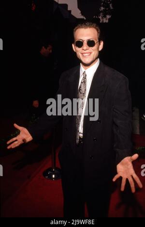 Christian Slater au Robin des Bois: Première Prince of Thieves le 10 juin 1991 au Mann Village et au Mann Bruin Theatres à Westwood, Californie crédit: Ralph Dominguez/MediaPunch Banque D'Images