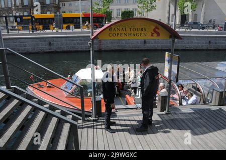 Copenhague/Danemark/23 mai 2022/excursion en bateau pour les voyageurs de 3enjoy à un soupir en bus au Danemark, Copenhague, Danemark. (Photo..Francis Dean/Deanimages. Banque D'Images