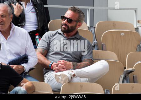 Paris, France. 25th mai 2022. Philippe Bas dans les stands de Roland Garros 2022 le 25 mai 2022 à Paris, France. Photo de Nasser Berzane/ABACAPRESS.COM crédit: Abaca Press/Alay Live News Banque D'Images