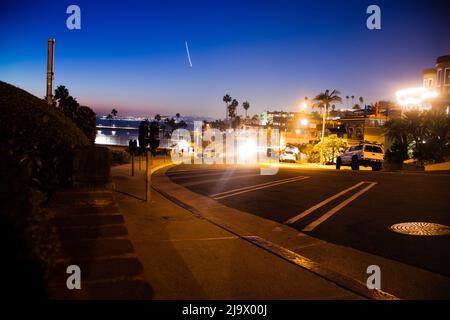 Vie nocturne à San Clemente, Californie Banque D'Images