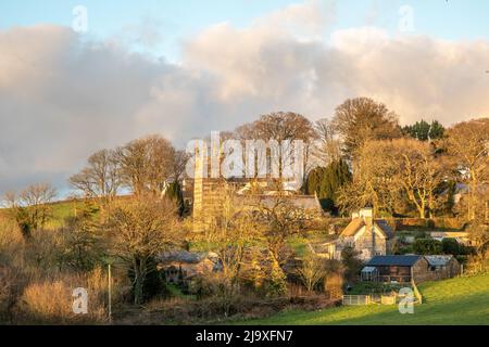 Église Saint-Jean, Stowford, Devon, Royaume-Uni Banque D'Images