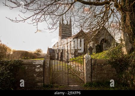 Église Saint-Jean, Stowford, Devon, Royaume-Uni Banque D'Images