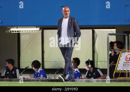 Stade de football NHK Spring Mitsuzawa, Kanagawa, Japon. 25th mai 2022. Kevin Muscat (F.Marinos), 25 MAI 2022 - football : 2022 J1 rencontre de la ligue entre Yokohama F. Marinos - Kyoto Sanga F.C. au NHK Spring Mitsuzawa football Stadium, Kanagawa, Japon. Credit: YUTAKA/AFLO SPORT/Alay Live News Banque D'Images